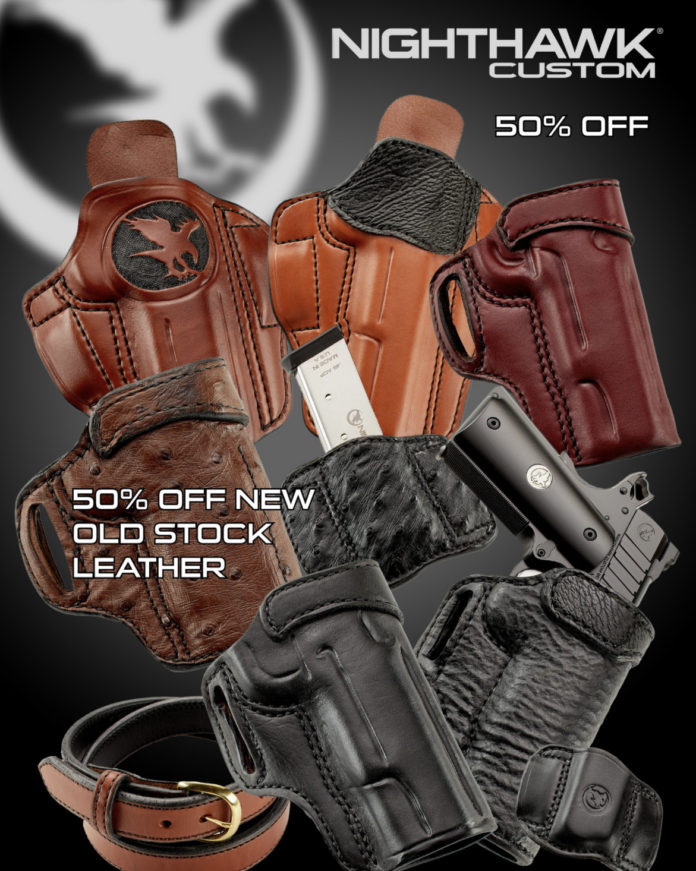 Nighthawk Custom: 50% Off Leather Holsters