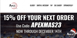 15% Off Sitewide Apex Tactical