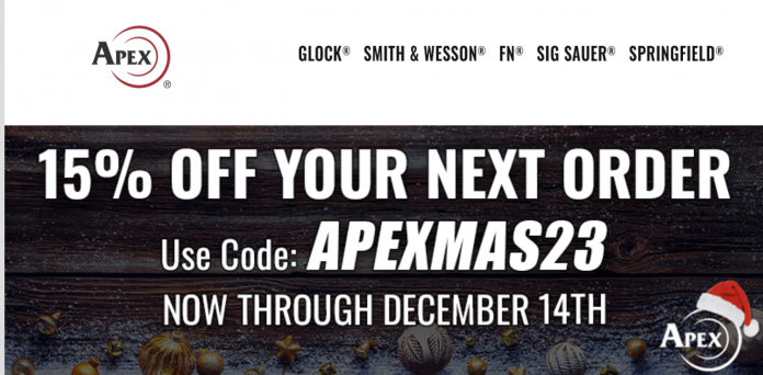 15% Off Sitewide Apex Tactical