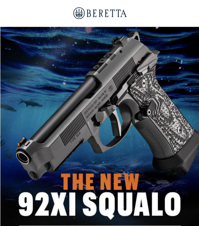 Beretta 92XI Squalo Has Launched