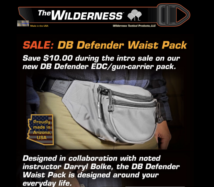 The Wilderness DB Defender Deal Save $10