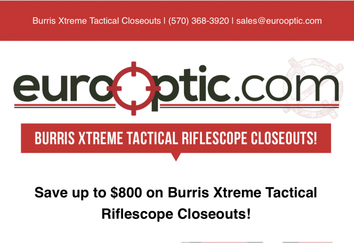 EuroOptic Burris XTR Closeouts