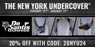 De Santis Gunhide 20% Off the New York Undercover