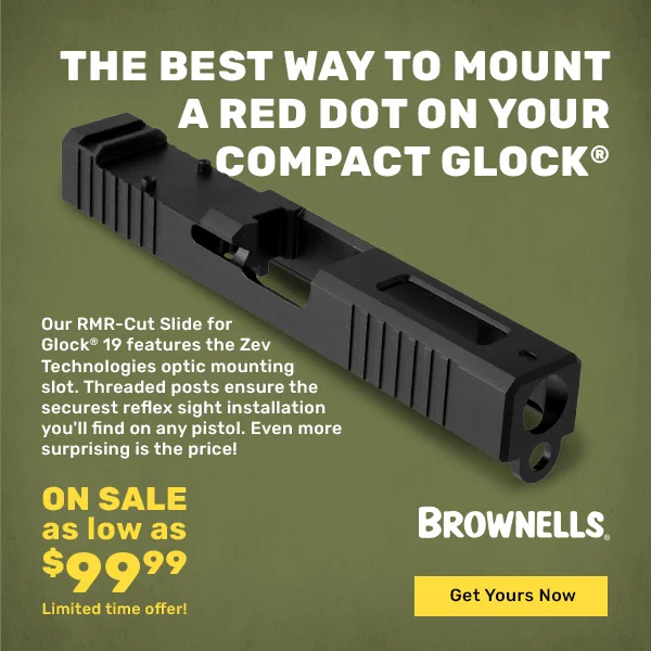 Brownells RMR Cut Slide Glock 19 On Sale