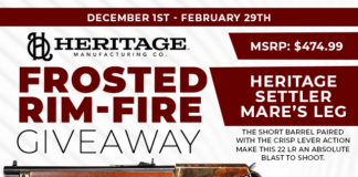 Heritage MFG Frosted Rimfire Giveaway