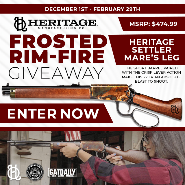 Heritage MFG Frosted Rimfire Giveaway