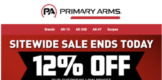 Primay Arms 12% Off Sitewide