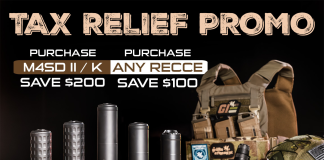 Griffin Armament Tax Relief Promo March 2024