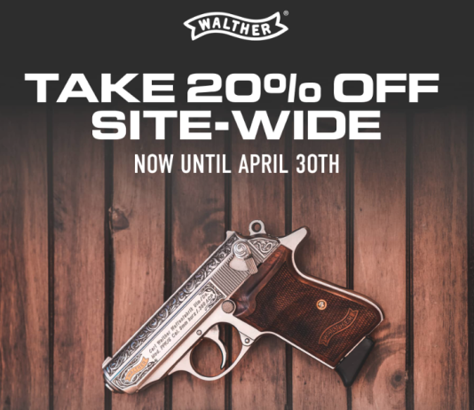 Walther 20% Off Sitewide