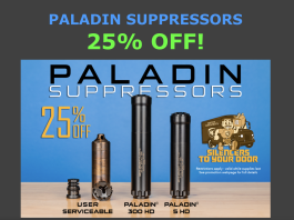 Griffin Armament 25% Off Paladin Suppressors