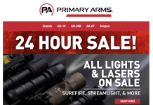 Primary Arms 24 Hr Sale On Lights And Lasers