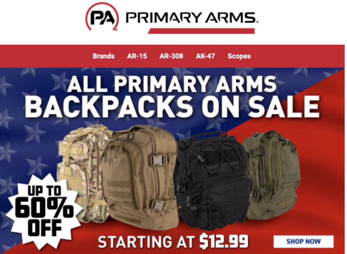 Primary Arms All Backpacks On Sale