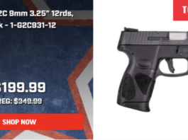 Taurus G2C PSA On Sale For $199