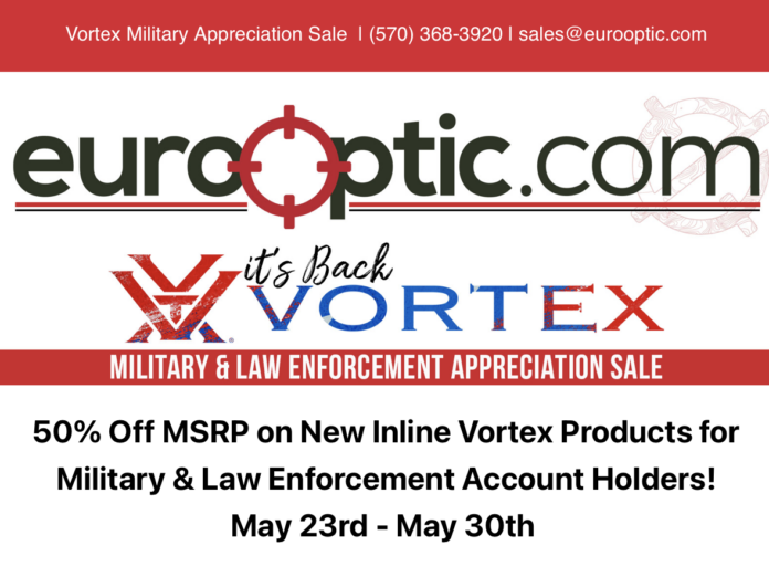 EuroOptic 50% Off For Vortex Military & LE