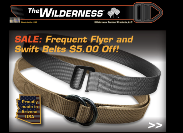 The Wilderness Belts $5 Off