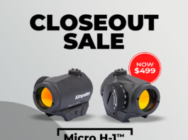 Aimpoint H1 Clearance $499