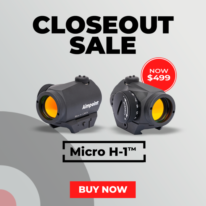 Aimpoint H1 Clearance $499