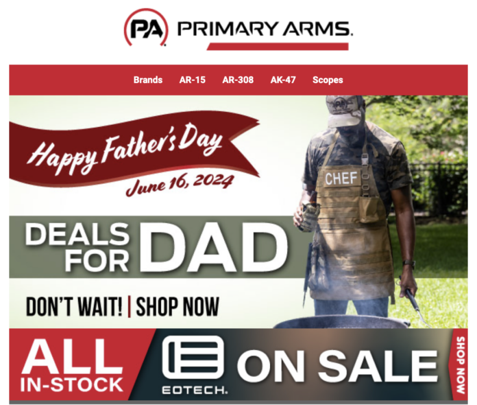 Primary Arms Father's Day Deals