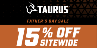 Taurus USA 15% Off For Fathers Day Sitewide