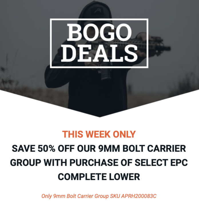 Aero Precision Weekly BOGO Deals