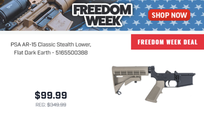 PSA Classic Lower On Sale Freedom Week