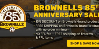 Brownells 85th anniversary sale