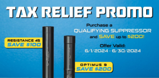 Griffin Armament June Suppressor Tax Relief Sale