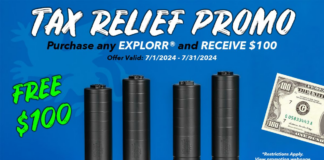 Griffin Armament Tax Relief Promo July