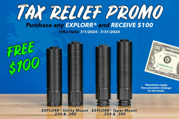 Griffin Armament Tax Relief Promo July