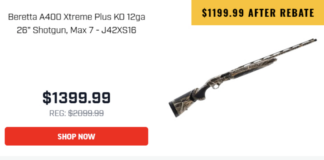 Palmetto State Armory Beretta A400 Xtreme Rebate