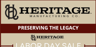 20% Sitewide Labor Day Sales Heritage Manufacturing