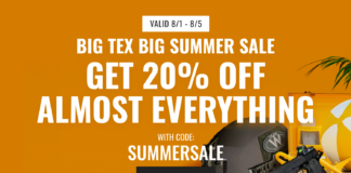 Big Tex Summer Sale 20% almost everything