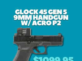 Aimsurplus Glock 45 with Aimpoint ACRO P2