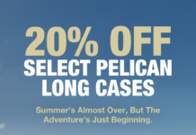 20% off Pelican long cases