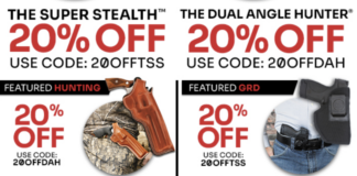 De Santis Gunhide 20% Off Holsters