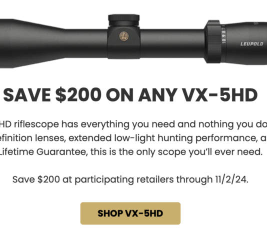 Leupold Save $200 On Any VX-5HD Riflescope