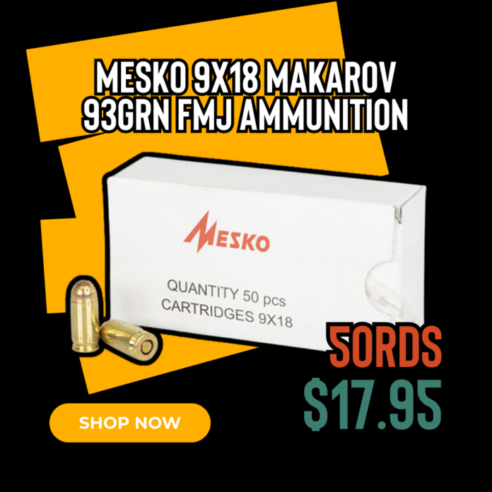 AimSurplus 9x18 Makarov Ammo Available