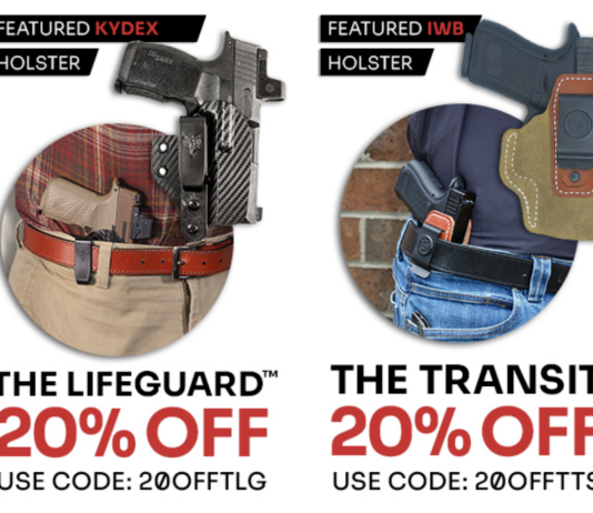 De Santis Gunhide 20% Off Lifeguard And Transit Holsters