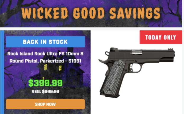 Palmetto State Armory Rock Island 1911 10mm Auto $399 On Sale