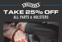 Walther Arms 25% Off Parts Sale