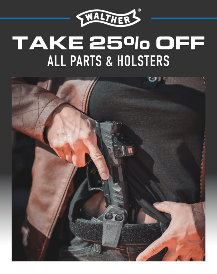 Walther Arms 25% Off Parts Sale