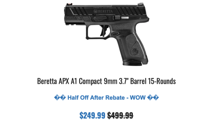 GrabAGun Beretta APX Compact A1 $250 Sale