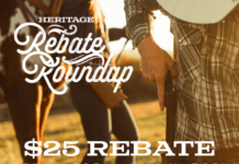 Heritage Mfg. Rebate Round Up