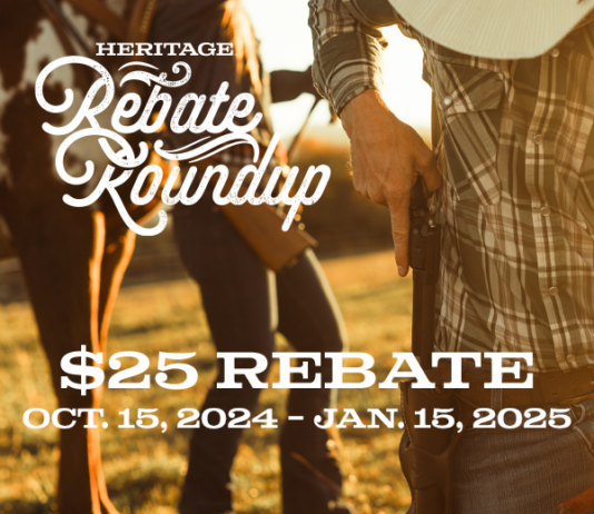 Heritage Mfg. Rebate Round Up