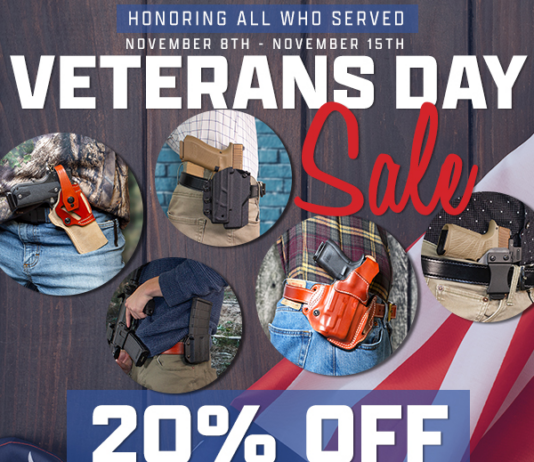 De Santis Gunhide 20% off Veterans Day Sitewide