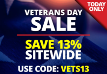 Primary Arms 13% Off Sitewide for Veterans Day