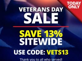 Primary Arms 13% Off Sitewide for Veterans Day