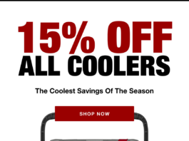 Pelican 15% Off coolers