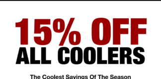 Pelican 15% Off coolers