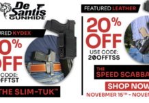 20% Off De Santis Slim-Tuk or Speed Scabbard